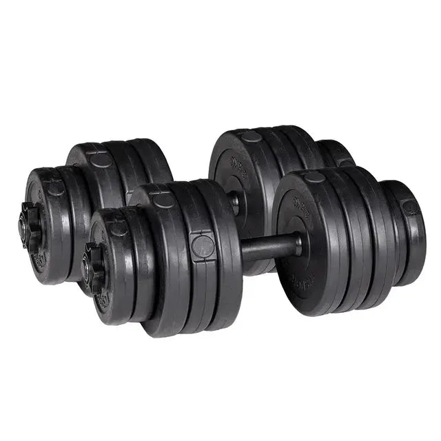 inSPORTline Plate-loaded dumbbell set with bench CEM 2 × 20 kg InSportLine Dumbbells