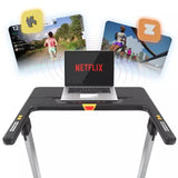 inSPORTline Folding Treadmill ZenRun 20 Compact Incline Smart Trainer InSportLine