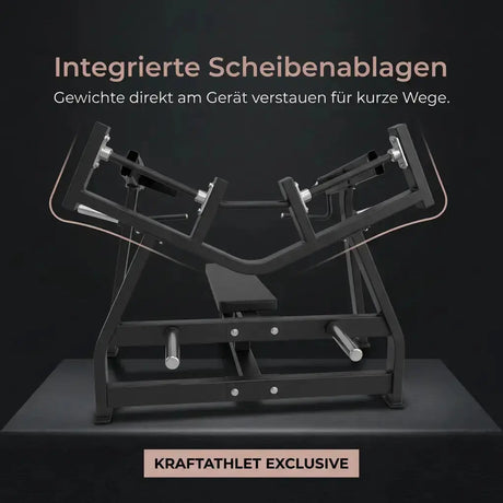Iso-Lateral Brustpresse / Drückbankmaschine Horizontal – Black Series Titanium Strength Aparatos de musculación