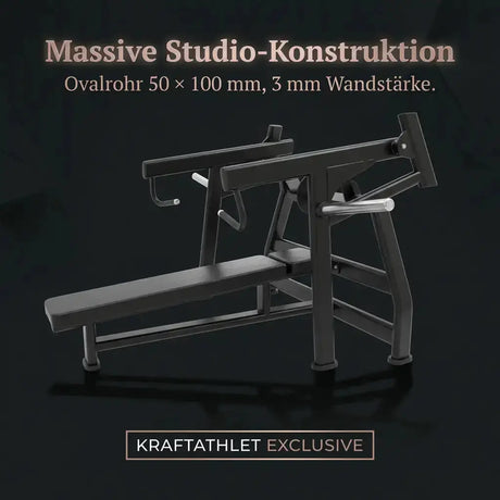 Iso-Lateral Brustpresse / Drückbankmaschine Horizontal – Black Series Titanium Strength Aparatos de musculación