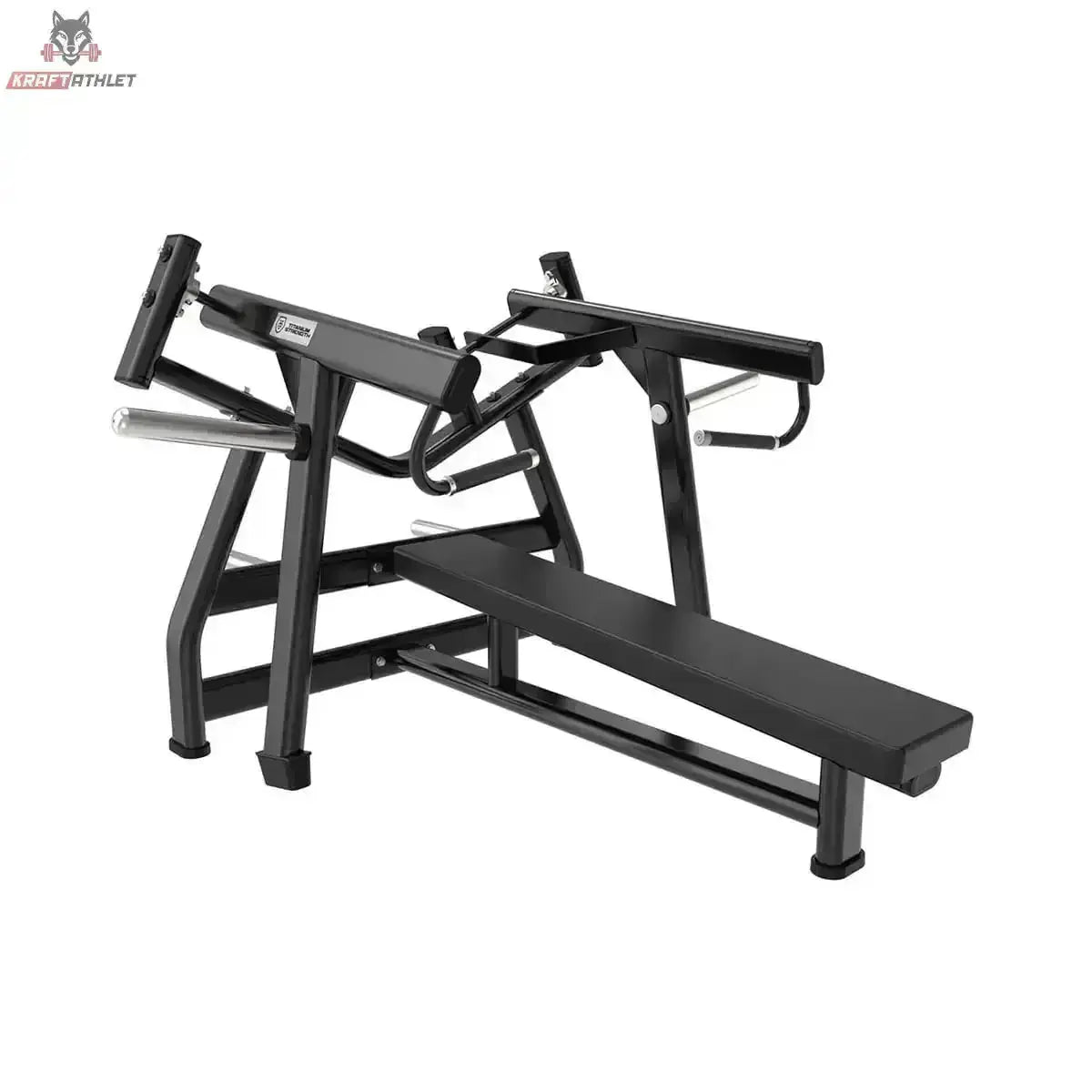 Iso-Lateral Brustpresse / Drückbankmaschine Horizontal Titanium Strength Black Series