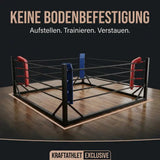 Klappbarer Boxring – Tragbarer Trainingsring für Fitnessstudios & Vereine Sportcom