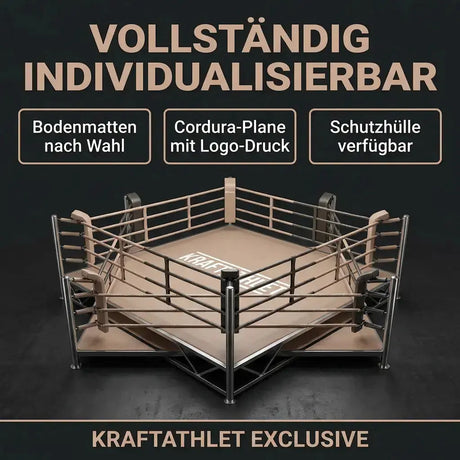 Klappbarer Boxring – Tragbarer Trainingsring für Fitnessstudios & Vereine Sportcom