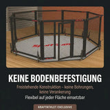 Klappbarer MMA-Käfig – Ø 5 m Patentiertes Faltsystem Hergestellt in Frankreich Sportcom