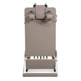 Klappbarer Pilates Reformer in Mokka, Detailansicht