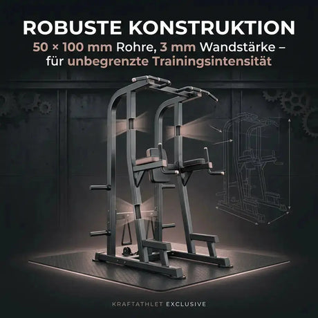 Klimmzug und Dipstation Titanium Strength Black Series Titanium Strength Aparatos de musculación