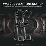 Klimmzug und Dipstation Titanium Strength Black Series Titanium Strength Aparatos de musculación