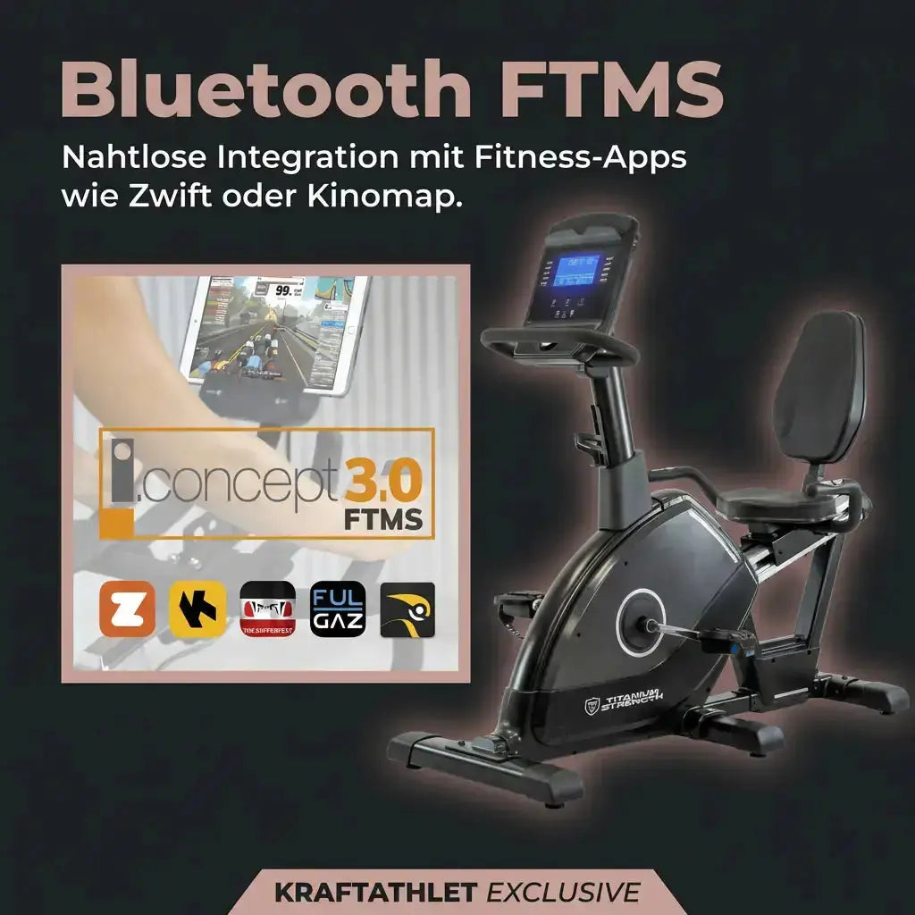 Kommerzielles Liegefahrrad RB900 LCD – Performance Series Titanium Strength Máquinas de cardio