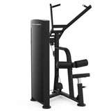 Titanium Strength Black Series Selectorized Lat Pulldown – Commercial Back Training Machine Titanium Strength