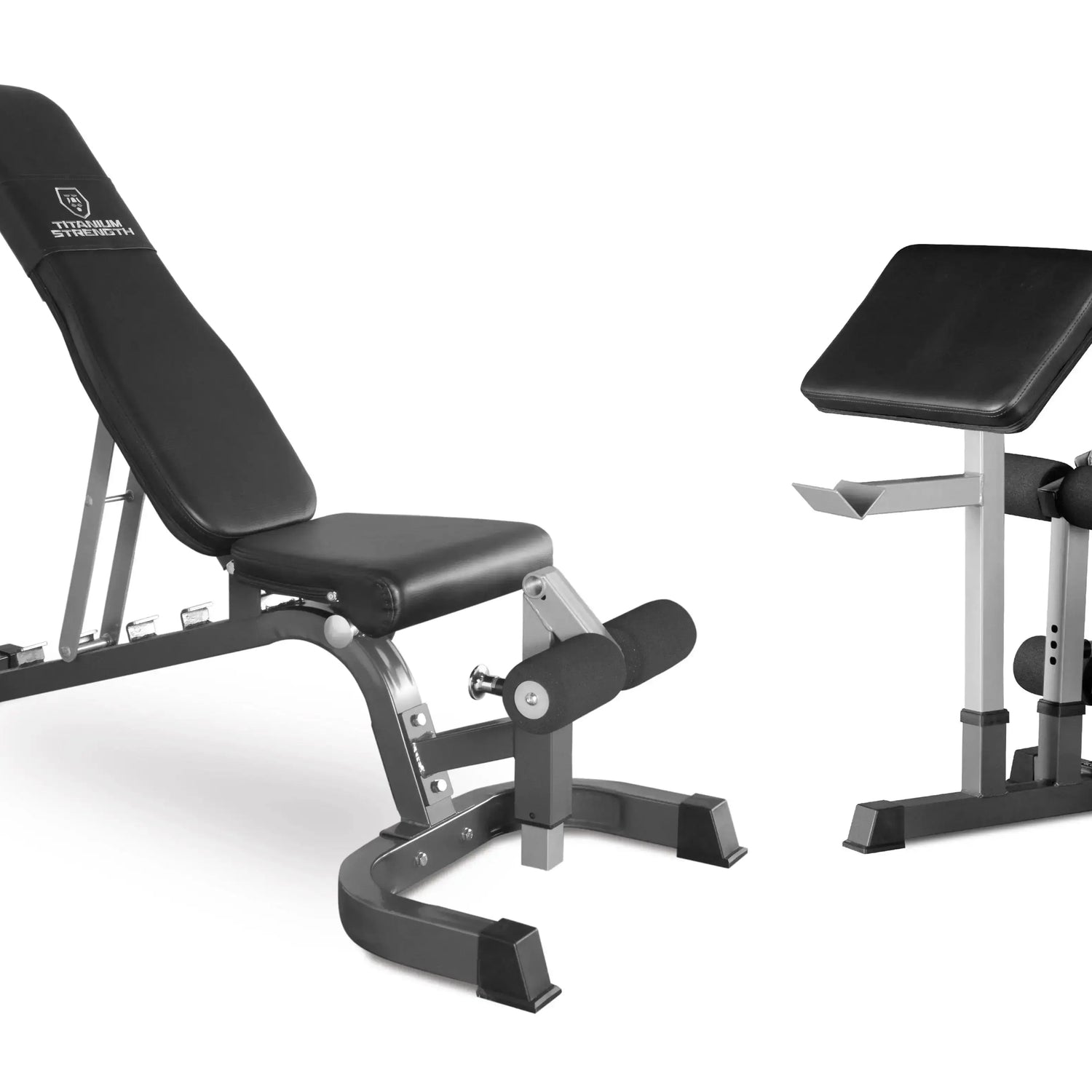 Leg Developer, Preacher Pad and Attachment Holder Set 330A, Accessory for 330BM Bench Titanium Strength