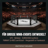 MMA-Käfig Oktagon mit Podium – Ø 4–8 m Profi-Event-Standard Individualisierbar Hergestellt in Frankreich Sportcom
