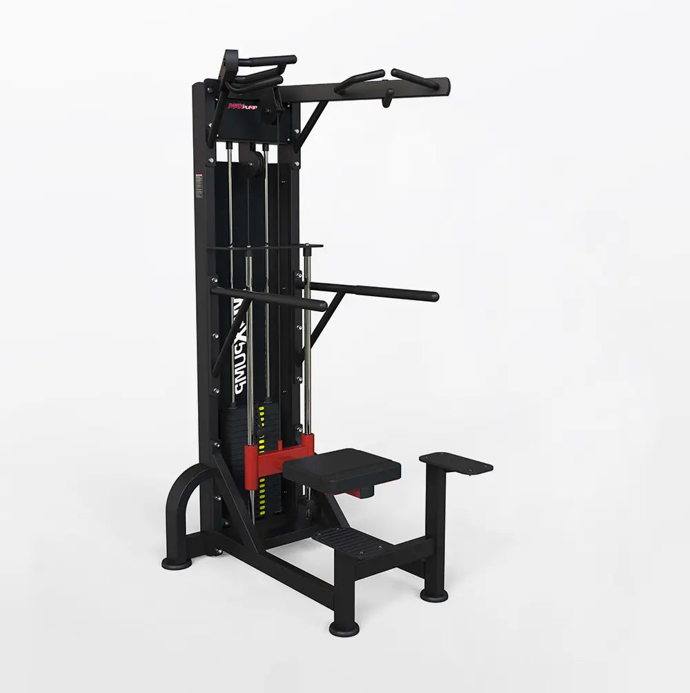 MaxPump A5016 Elite Chin-Up Dip Assist Klimmzugmaschine