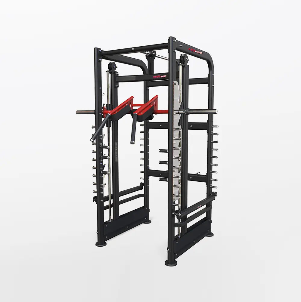 MaxPump A7080 3D Safety Squat Kniebeugemaschine plate-loaded