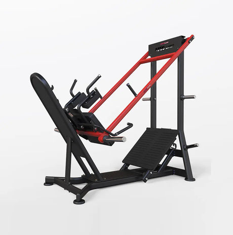 MaxPump A7081 Double Track Squat Kniebeugemaschine plate-loaded