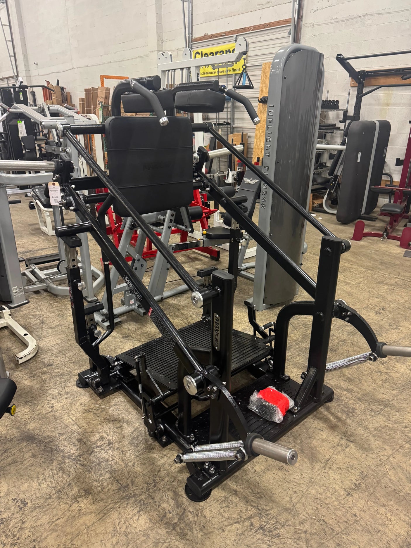 MaxPump A7090 Reverse Squat Beinmaschine