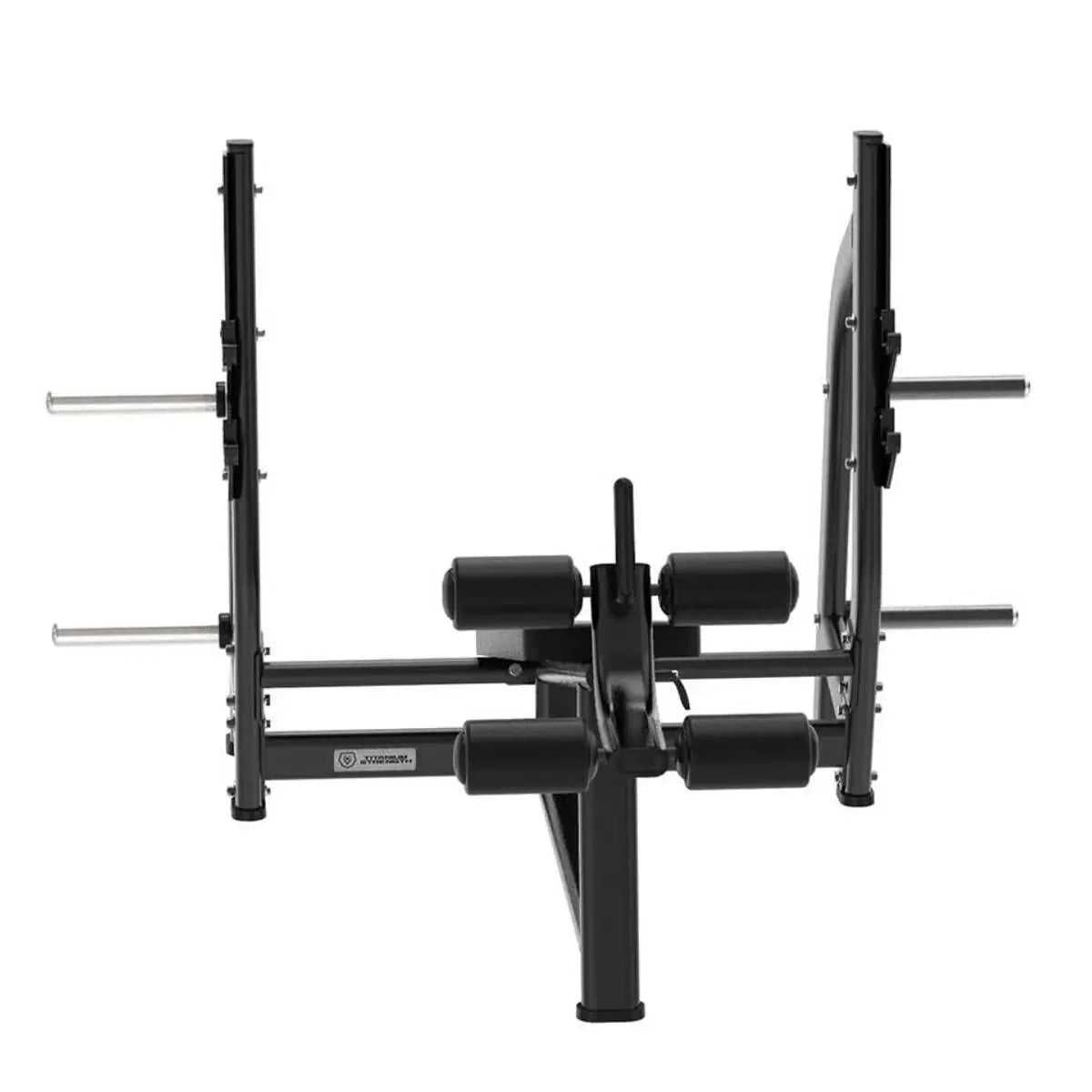 Negativ Geneigte Olympische Drückbank Black Series Titanium Strength Aparatos de musculación