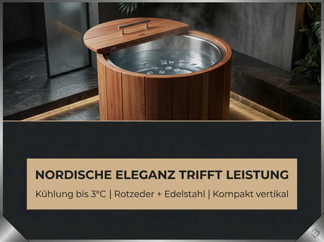 Nordic Tub Eisbad | Rotzeder | 3 °C | Kraftathlet SwedishCold Cold Plunge