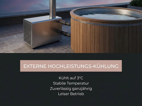 Nordic Tub Eisbad | Rotzeder | 3 °C | Kraftathlet SwedishCold Cold Plunge