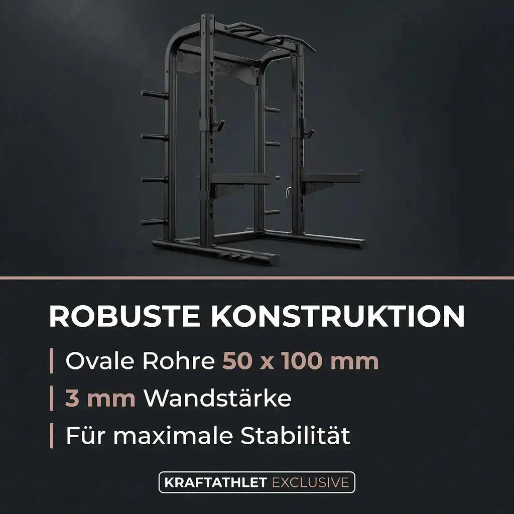 Olympisches Kniebeugen-Rack Titanium Strength Black Series Titanium Strength Aparatos de musculación