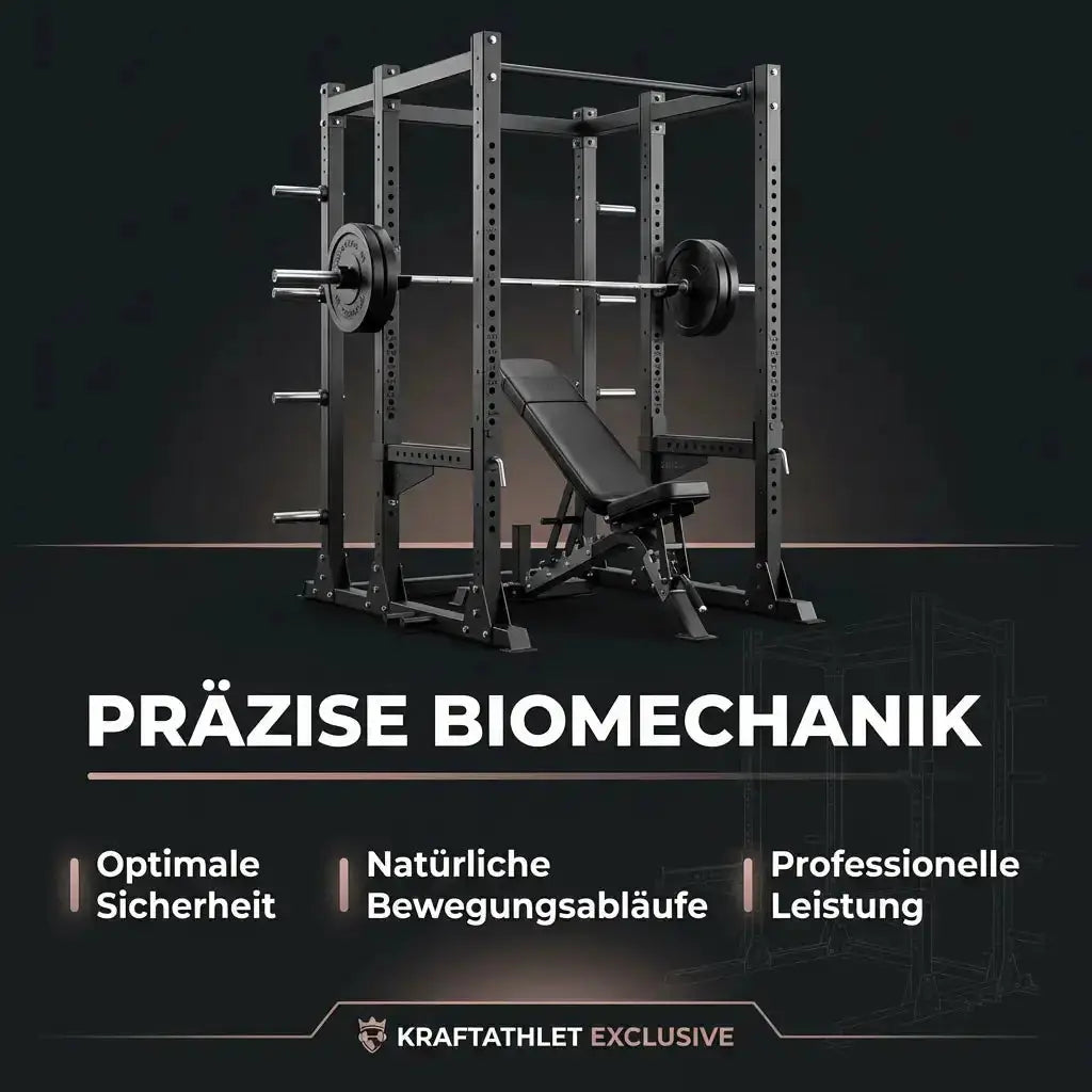 Olympisches Kniebeugen-Rack Titanium Strength Black Series Titanium Strength Aparatos de musculación