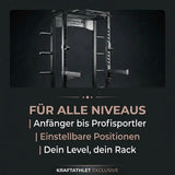 Olympisches Kniebeugen-Rack Titanium Strength Black Series Titanium Strength Aparatos de musculación
