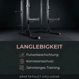 Olympisches Kniebeugen-Rack Titanium Strength Black Series Titanium Strength Aparatos de musculación