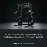 Olympisches Kniebeugen-Rack Titanium Strength Black Series Titanium Strength Aparatos de musculación
