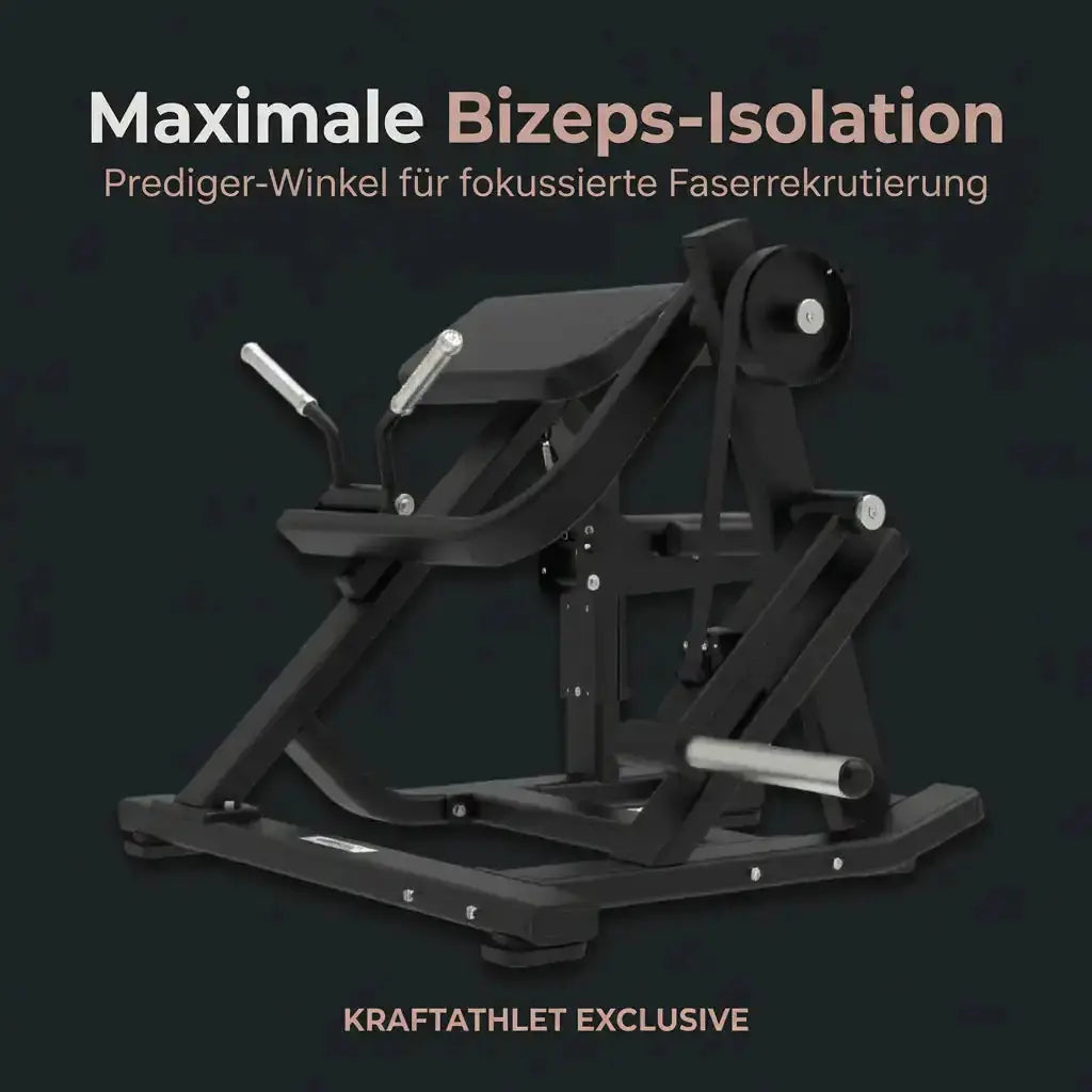 Plate Loaded Bicep Curl Titanium Strength Elite Series Titanium Strength Aparatos de musculación