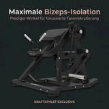 Plate Loaded Bicep Curl Titanium Strength Elite Series Titanium Strength Aparatos de musculación