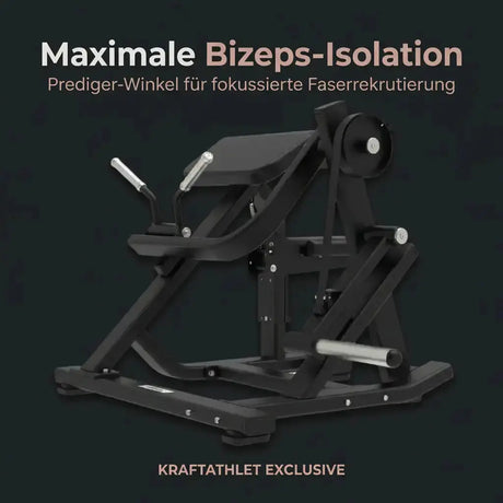 Plate Loaded Bicep Curl Titanium Strength Elite Series Titanium Strength Aparatos de musculación