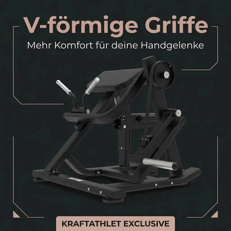 Plate Loaded Bicep Curl Titanium Strength Elite Series Titanium Strength Aparatos de musculación