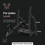 Positiv Geneigte Olympische Drückbank Black Series Titanium Strength Aparatos de musculación