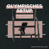 Positiv Geneigte Olympische Drückbank Black Series Titanium Strength Aparatos de musculación