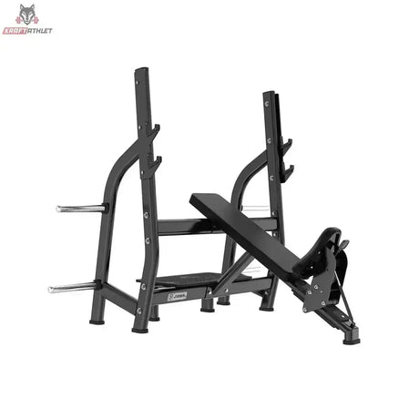 Positiv Geneigte Olympische Drückbank Titanium Strength Black Series