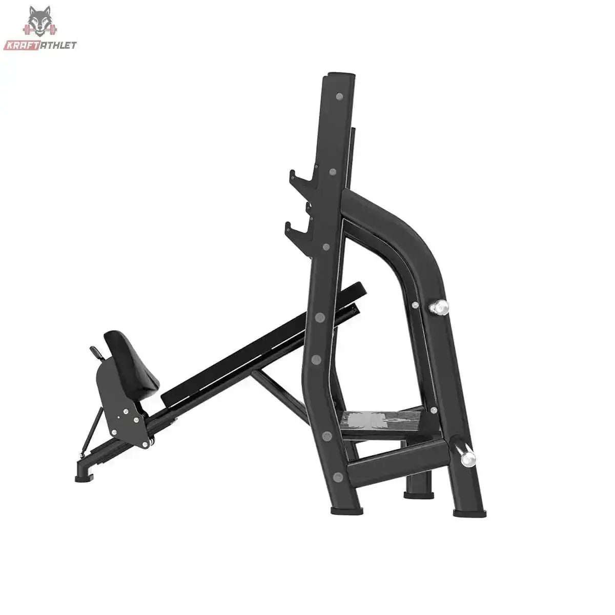 Positiv Geneigte Olympische Drückbank Titanium Strength Black Series