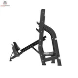 Positiv Geneigte Olympische Drückbank Titanium Strength Black Series