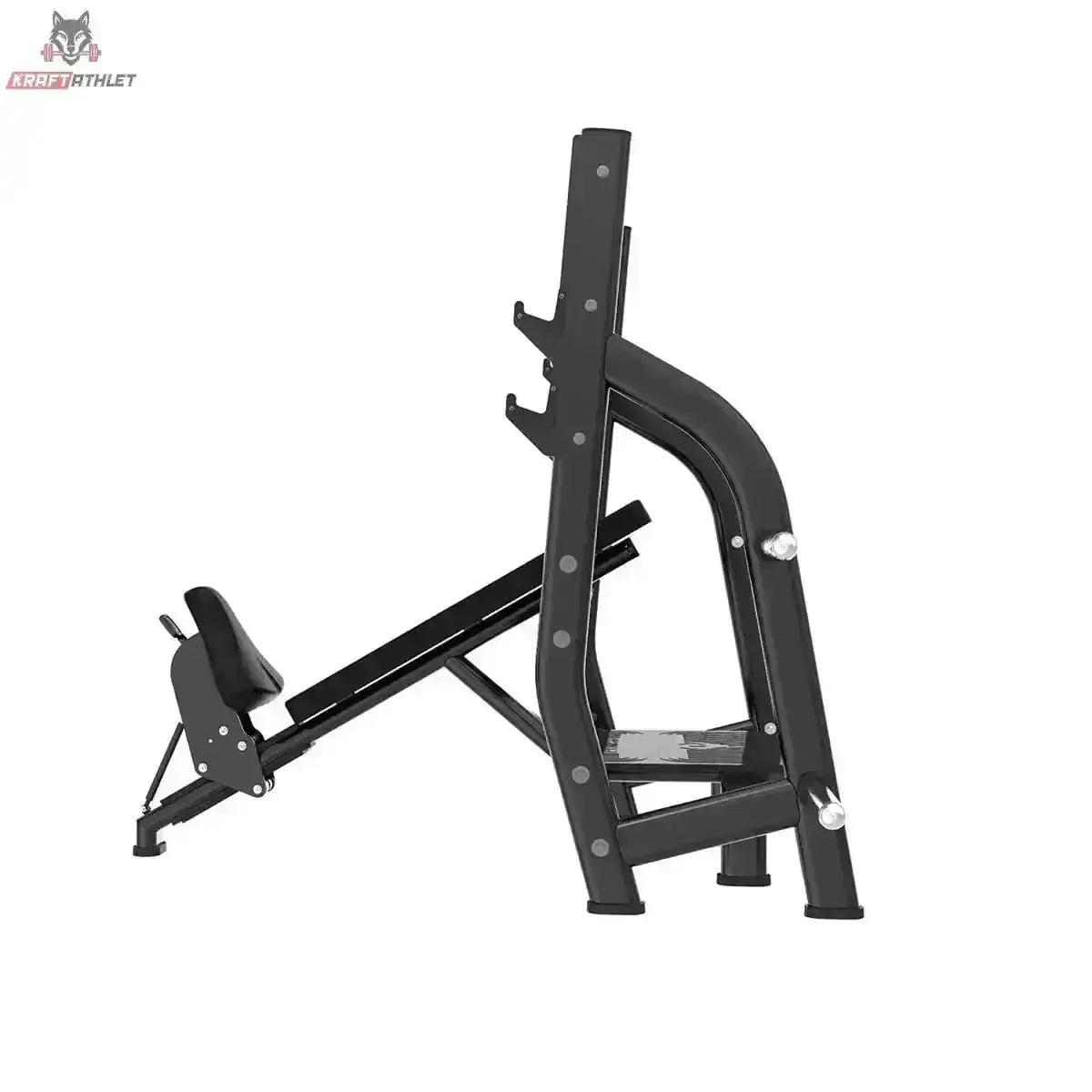 Positiv Geneigte Olympische Drückbank Titanium Strength Black Series