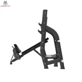 Positiv Geneigte Olympische Drückbank Titanium Strength Black Series
