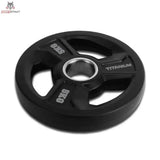 Premium Gummischeiben mit 3 Tri-Grip Griffen Titanium Strength