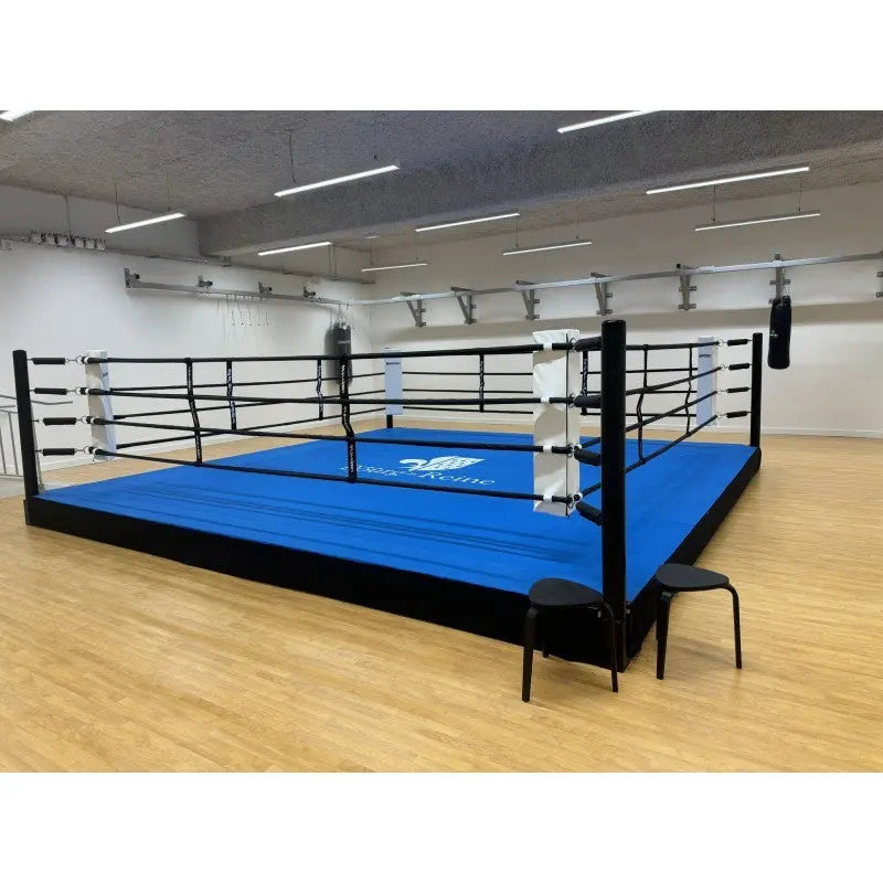 Pro-Trainingsboxring mit 30 cm Podium SportCom Boxring