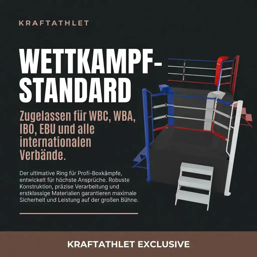 Pro Wettkampf-Boxring – Professioneller Kampfring für Turniere Sportcom