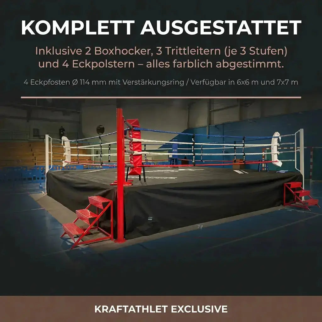 Pro Wettkampf-Boxring – Professioneller Kampfring für Turniere Sportcom