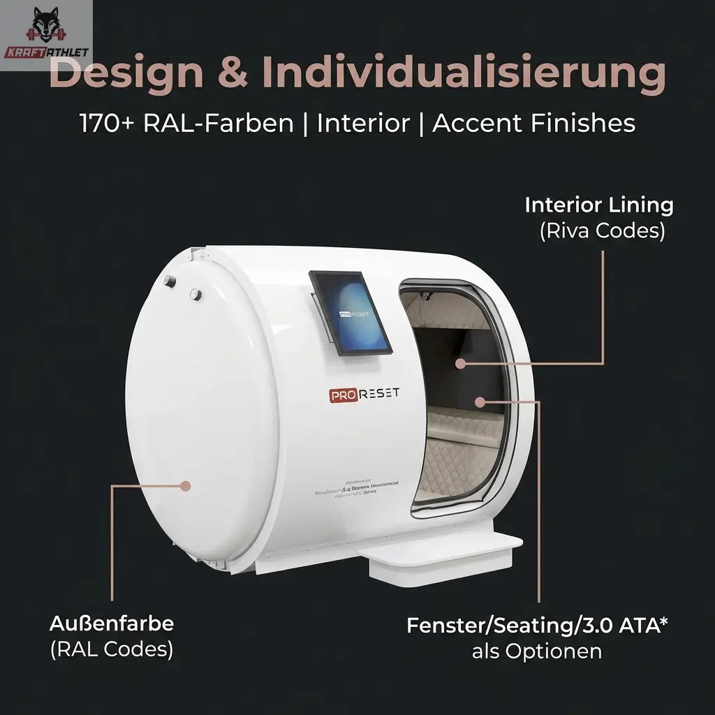 ProReset Atlantis – modulare 2-Sitz Hyperbarkammer (1.5 / 2.0 / 2.4* / 3.0* ATA)