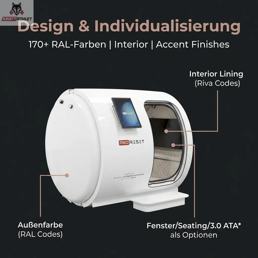 ProReset Atlantis – modulare 2-Sitz Hyperbarkammer (1.5 / 2.0 / 2.4* / 3.0* ATA)