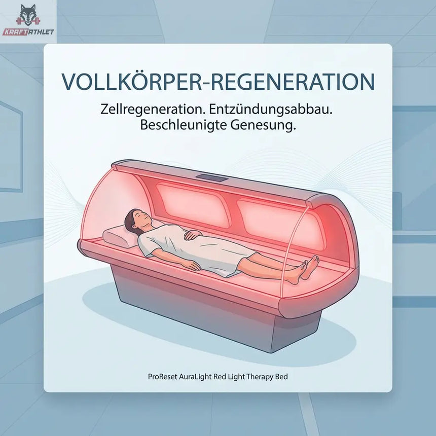 ProReset AuraLight | Vollkörper-Rotlichttherapiebett