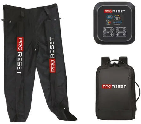 ProReset Boots Full – durchgehende Manschette mit Steuergerät und Rucksack