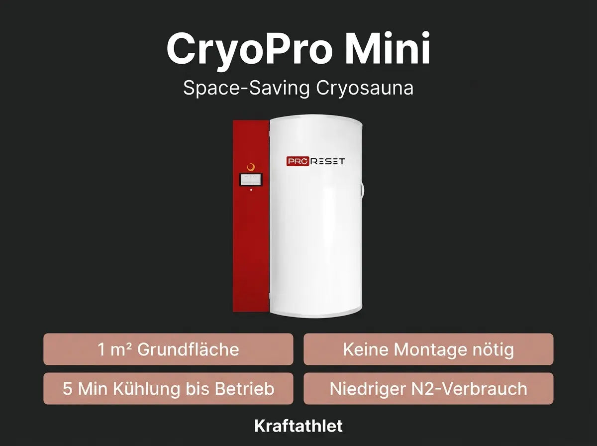 ProReset CryoPro Mini – Space-Saving Cryosauna (N2) Proreset Cryotherapy chamber