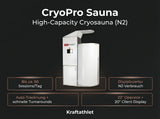 ProReset CryoPro Sauna High-Capacity Cryosauna (N2) Proreset Cryotherapy chamber