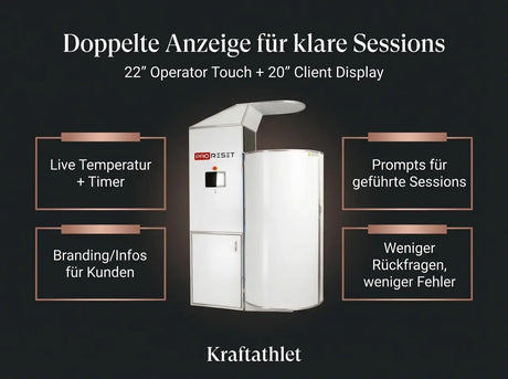 ProReset CryoPro Sauna High-Capacity Cryosauna (N2) Proreset Cryotherapy chamber