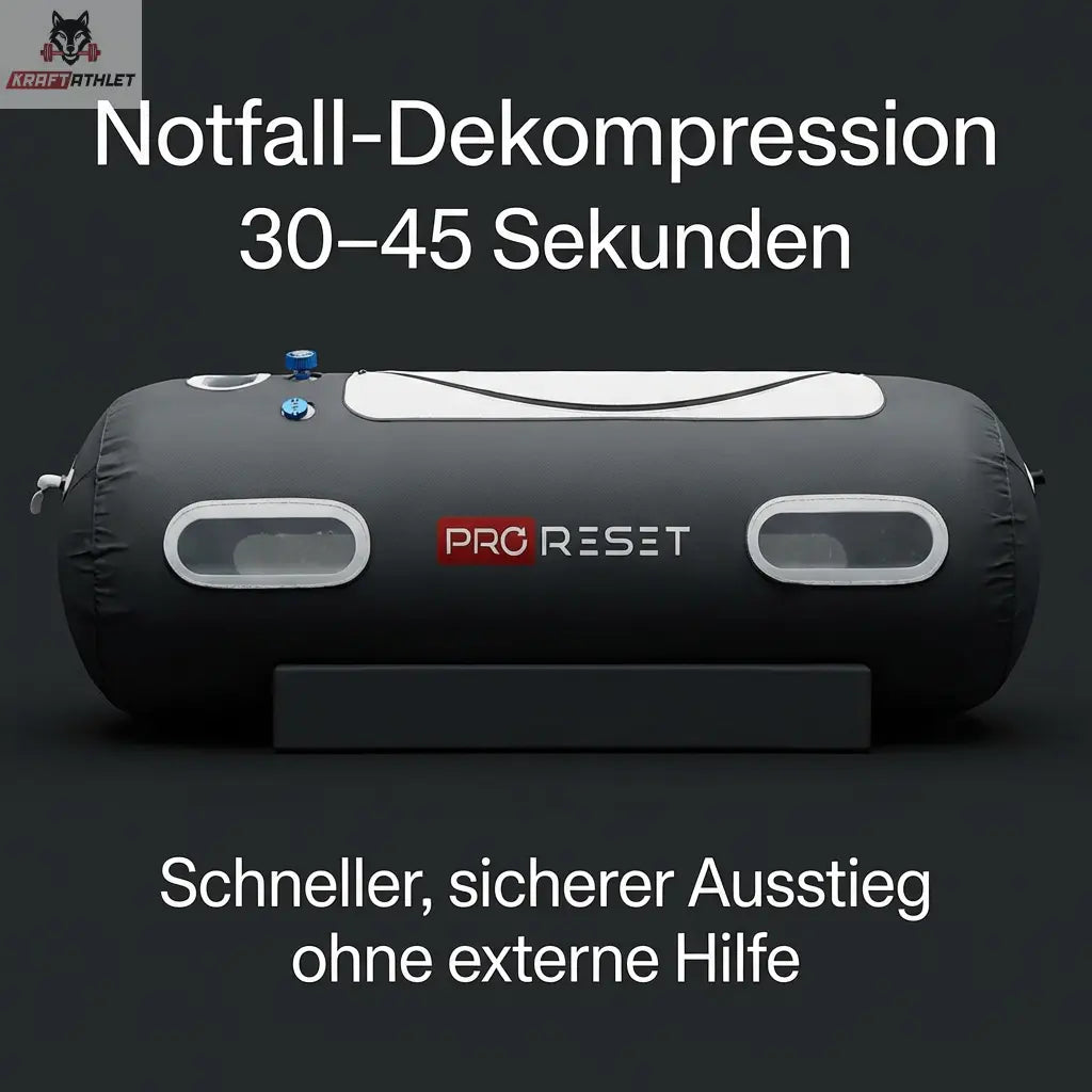 ProReset Flow 80 Hyperbare Sauerstoffkammer (Soft-Shell, tragbar)